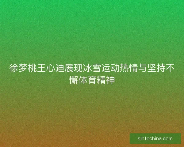 徐梦桃王心迪展现冰雪运动热情与坚持不懈体育精神