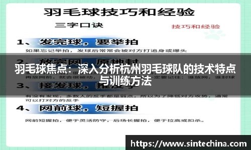 羽毛球焦点：深入分析杭州羽毛球队的技术特点与训练方法